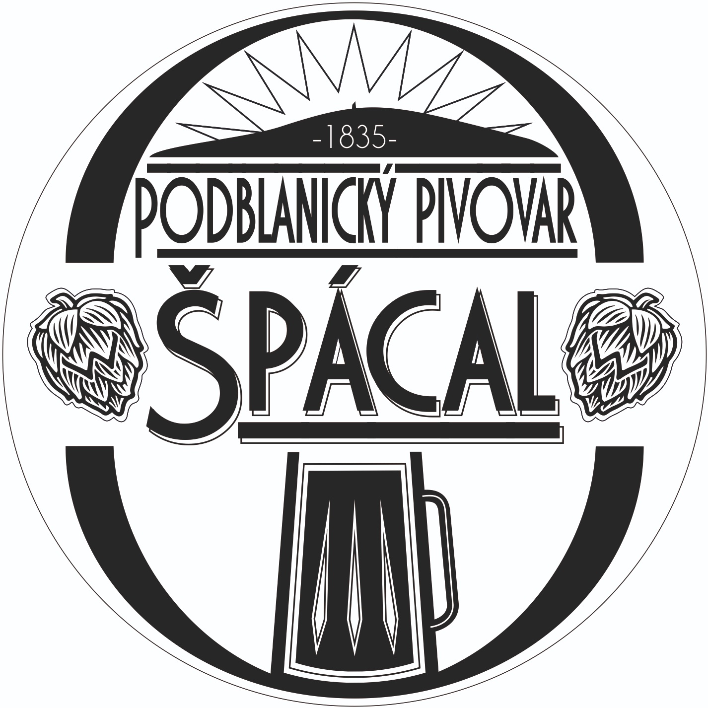 Původní logo pivovaru Špácal
